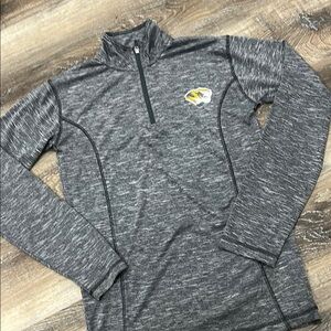 Mizzou Tigers Gray Quarter-Zip Pullover